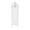 Nature Spring Garden Trellis for Climbing Plants with Decorative Leafy Vine/Butterfly Metal Panel, 63-inch, Black 944997GBE - alternate 1
